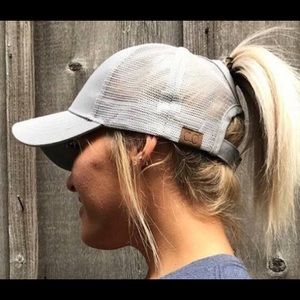 CC High Ponytail Trucker Hat